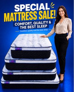Brand New Ortho Supreme Mattresses – prices vary by size- Enjoy fast Free Delivery - Hablamos espanol