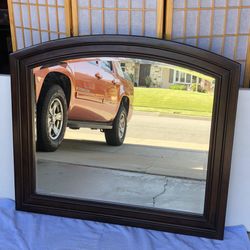 Beautiful Large Solid Wood Decor Mirror