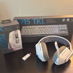 Logitech G502 X Plus Mouse & G915 TKL Keyboard And Headset