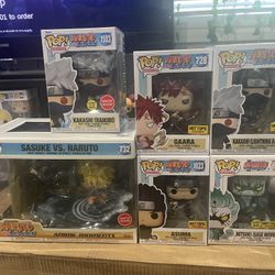 Naruto Funko Pop Lot/Bundle of 5