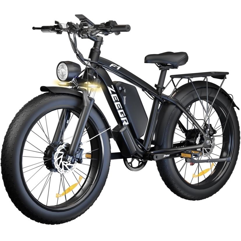 Electric Bike for Adults,Dual Motor AWD 2000W(Peak 3000W
