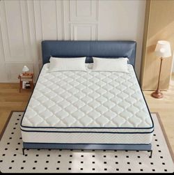 10" Full Size Hybrid Mattress - Medium Firm Cooling Memory Foam
