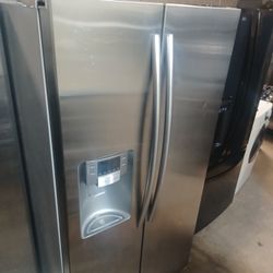 Samsung Refrigerator Side By Side Stainless Steel 