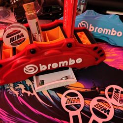 Brembo Disc Brake Organizer BMW Toyota Seat Belt Chime Clip Hello Kitty Custom Organize