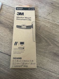 3M Monitor Mount Document Clip