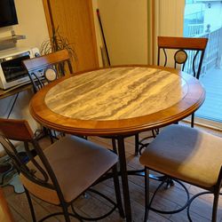  kitchen table with four chairs