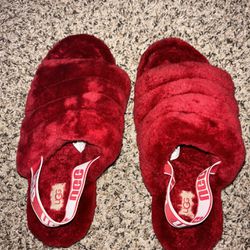 Women’s Red UGG Slippers