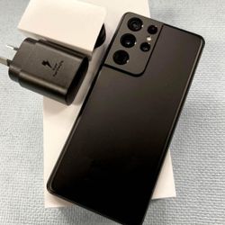 Samsung Galaxy S21 Ultra,  Factory Unlocked,  Excellent Condition.  Like New 