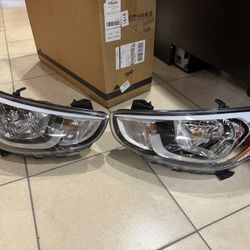 2015-2017 Hyundai Accent KARPAL Headlamps Some As Set Only 
