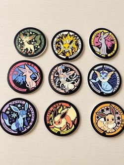 Pokémon Eeveelution Japanese Coaster Set of 9