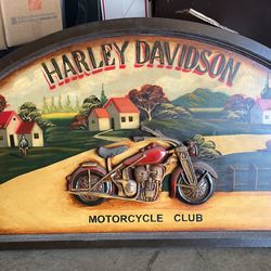 Harley Davidson Vintage Wall Art