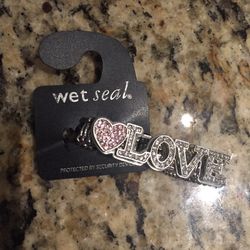 Love ring from Wetseal - NEW never used