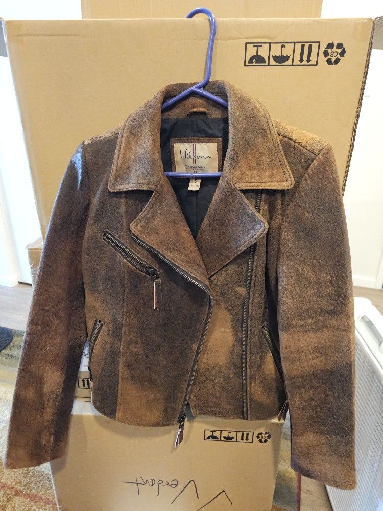 Wilson Learher Bomber Jacket