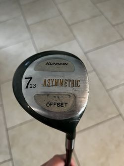 Kunnan ASYMMETRIC Offset 7 Wood 41" RIGHT HANDED ~ Reg Flex Graphite Shaft