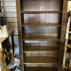 Rustic Oak Bookcase