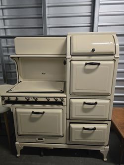 Vintage 1930s Magic Chef Gas Stove – Antique Porcelain Range