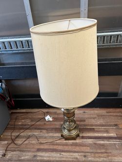 Small Ornate Gold Lamp