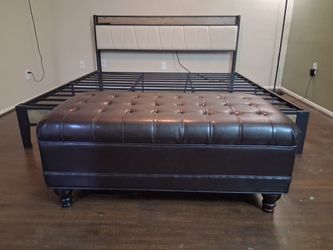 Leather Bed Bench