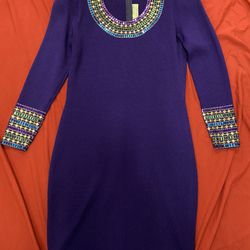 St John Evening Marie Gray Dress 