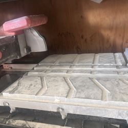 7" Wet Tile Saw Tile Cutter 10 Amp Tabletop Tile Cutter With Sliding Table