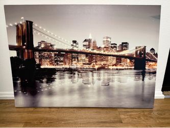 New York Bridge Wall Paintinggg