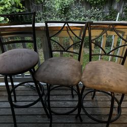 old kitchen counter chairs 