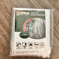 Adult rain poncho