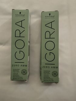 IGORA ZERO AMM No Ammonia Hair color
