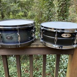 Nice Snare Drums, Pearl and Tama, Each $180