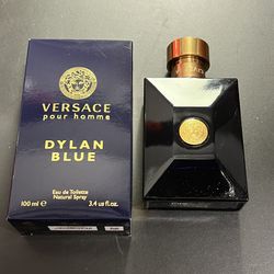 Versace Pour Homme Dylan Blue By Versace 3.4/3.3 Oz EDT Colonge For Men like New In Box 
