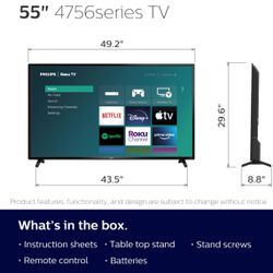 55” Philips ROKU TV