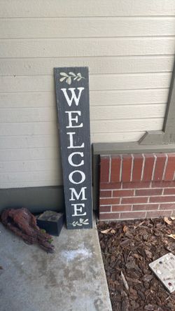 Welcome sign