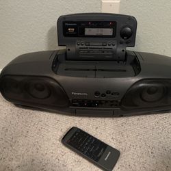 Panasonic RX-DT707 CD/Cassette/Radio Boombox 