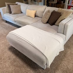 Living Spaces Sectional Sofa With Chaise