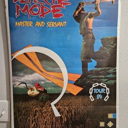 Vintage Depeche Mode Tour Poster