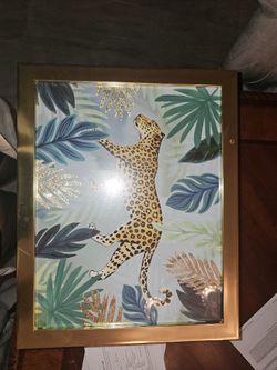 2 Cheetah Art Piece