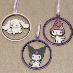 Hello Kitty And Friends Christmas Ornaments 