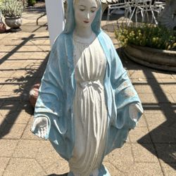 1959 Vintage Concrete Mary Garden Statue 
