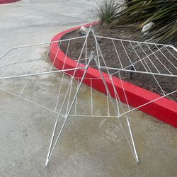 Metal foldable clothes drying rack