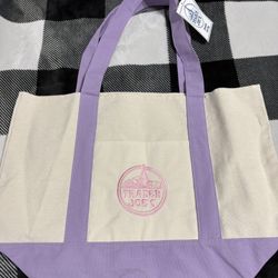 Trader Joe’s Large Pink/lavender Tote