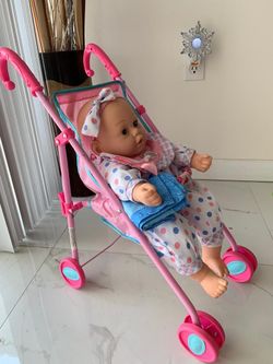 Baby with stroller