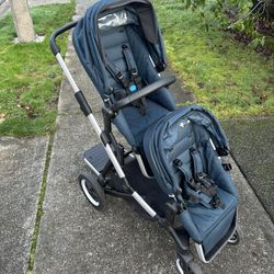 Thule Sleek Double Stroller with Accessories