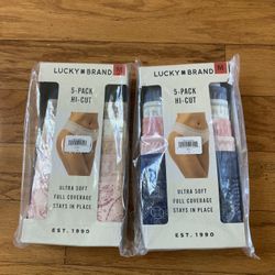 NWT Lucky Brand Women Hi-Cut Underwear 10 Pack Size M