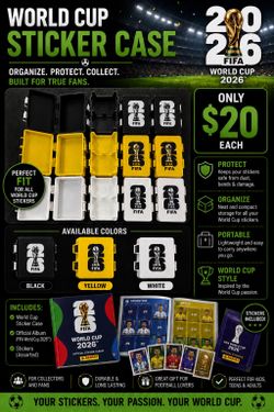 Panini World Cup sticker custom sticker organizer