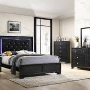 Led Lights ,bedroom Set , Nightstands ,dresser,mirror