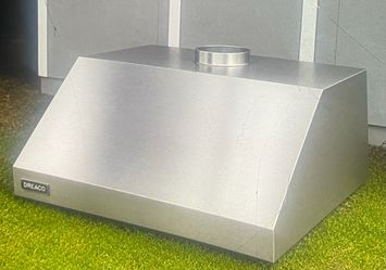 🔥 DREACO COMMERCIAL STAINLESS STEEL EXHAUST HOOD – 4 FT 🔥
