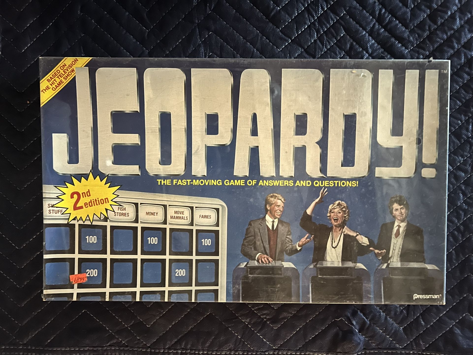 Vintage 1980s – Complete Jeopardy! 2nd Edition Board Game by Pressman (Sealed, unused)