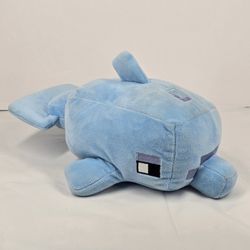 Jinx Mojang Minecraft Blue Dolphin Plush Stuffed Animal 12" Zoo Aquarium