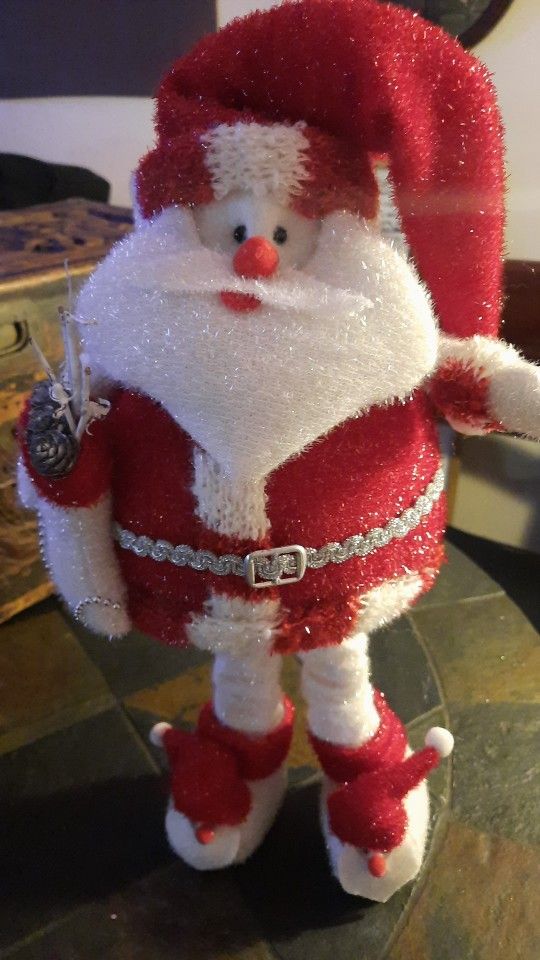 Jolly Santa Stands 18 Inches Christmas Decoration Holiday Decor