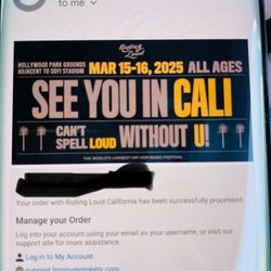 2 Day GA Rolling Loud